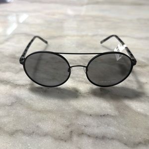 Men’s black and grey Havana DKNY sunglasses